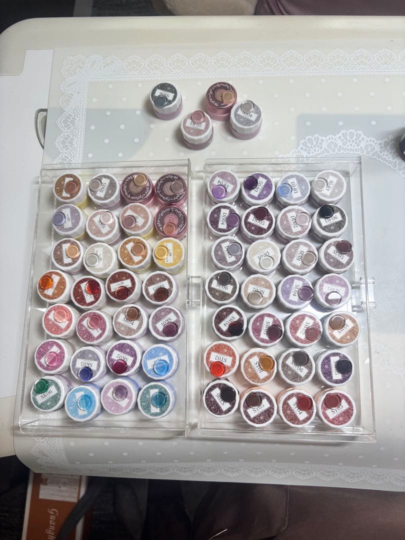 nailtownネイル工房ジェルネイル 50色セット クリアケース付き