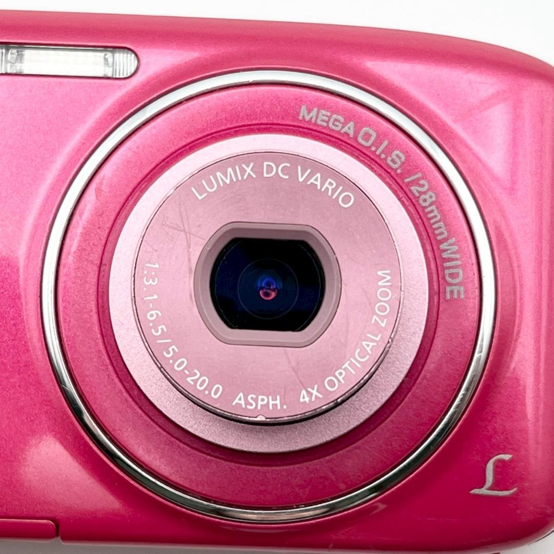 【完動品】Panasonic LUMIX DMC-S2 コンデジ ピンク