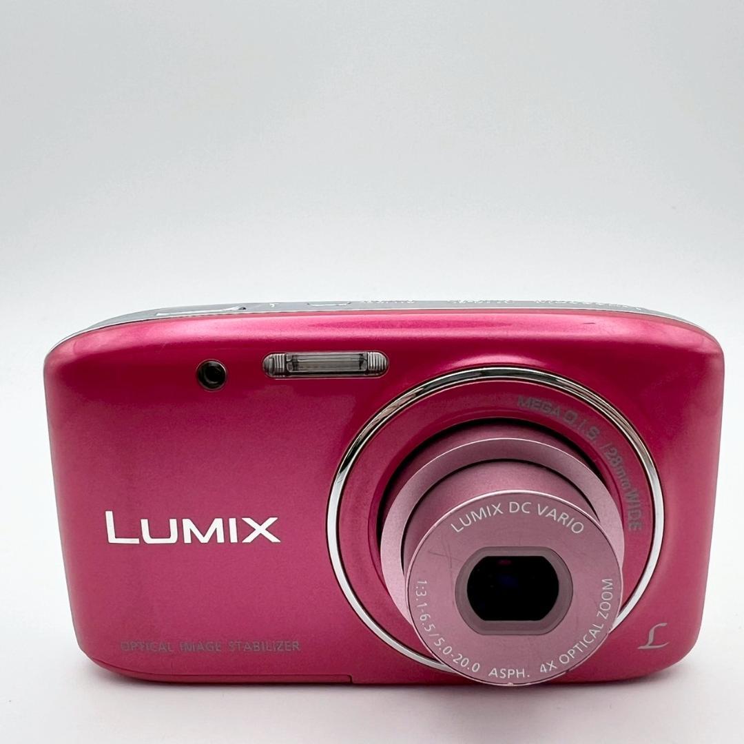【完動品】Panasonic LUMIX DMC-S2 コンデジ ピンク