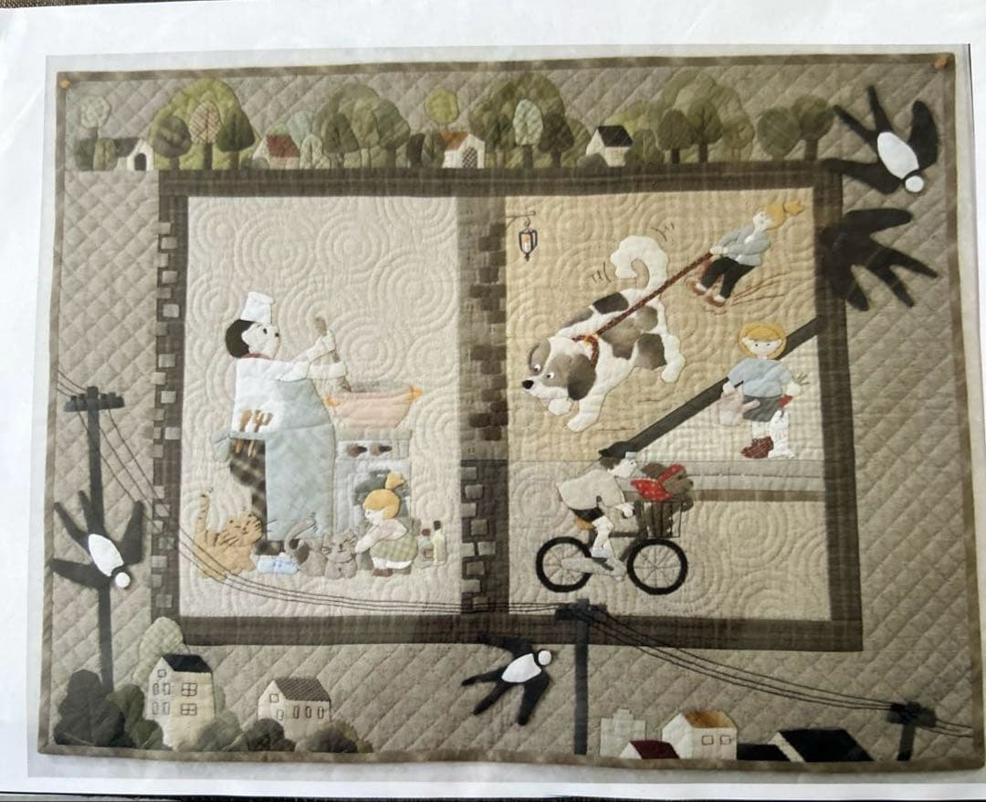 【545】 キルターズクラブ花みずき　パッチワークキット　タペストリー