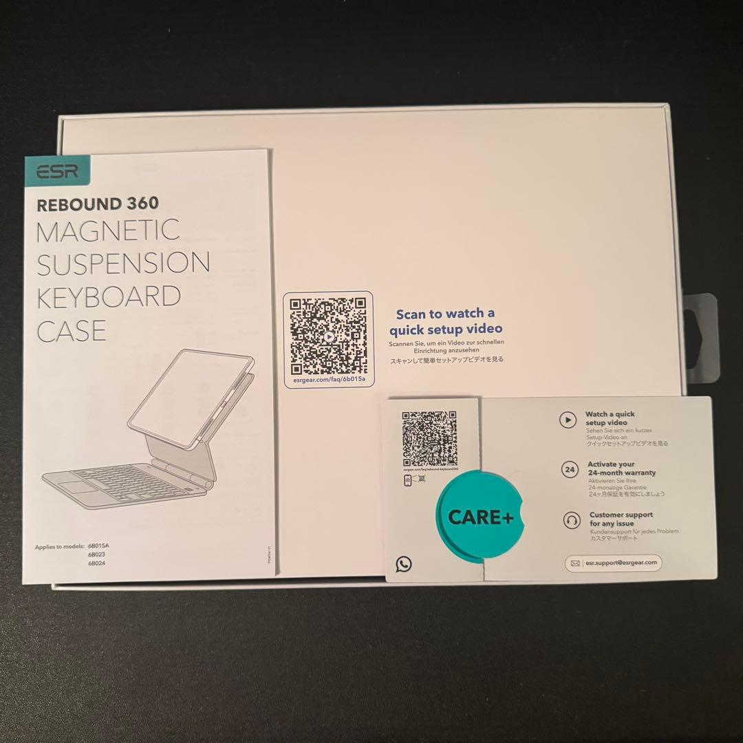 【未使用】ESR マグネティックキーボードケース 日本語 iPad Air13