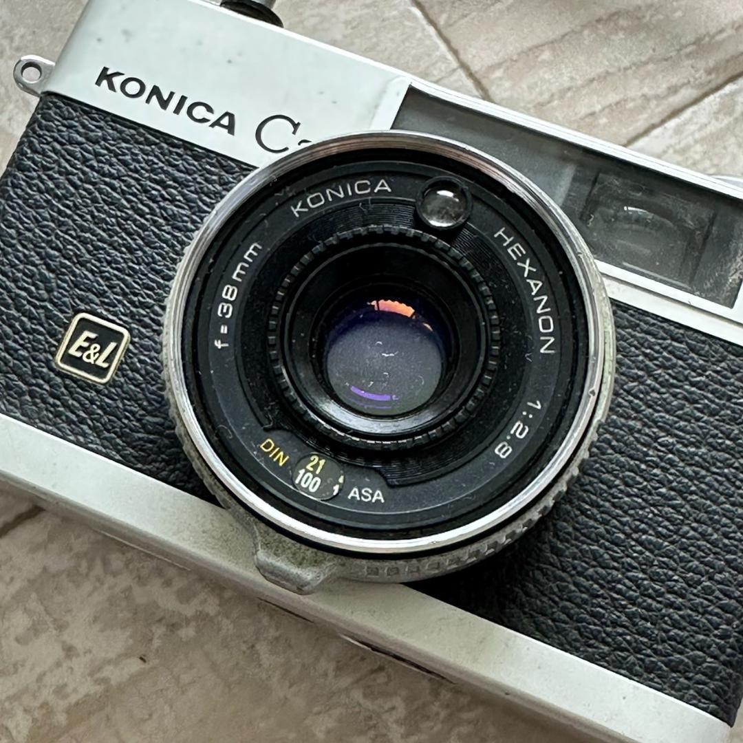 【露出計動作OK】コニカ KONICA C35 E&L フィルムカメラ★現状品