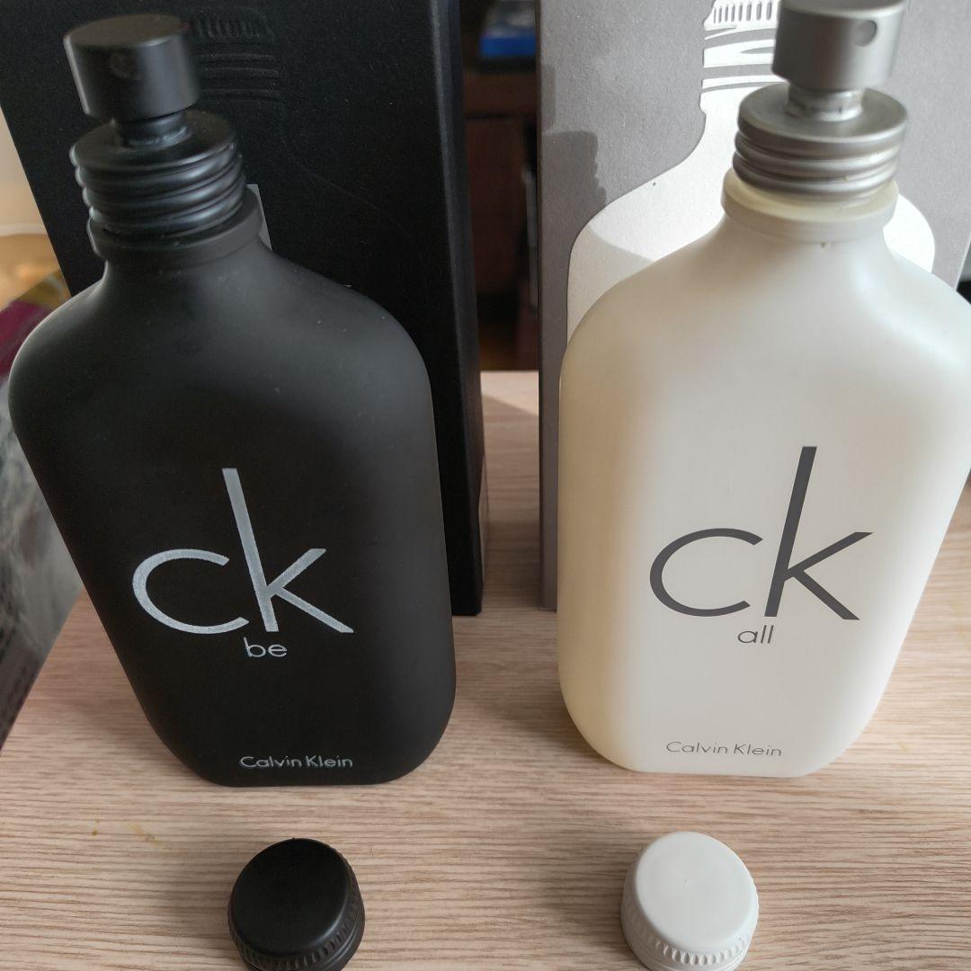 カルバンクライン ck be 、 ck all 200ml 残9分目　セット