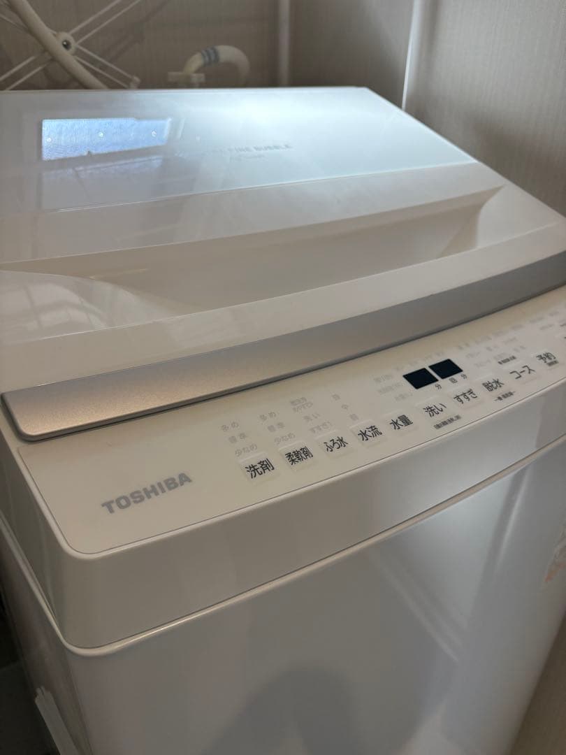 東芝 洗濯機 8kg AW-8DP4 2024洗剤自動投入 1年未満 保証4年