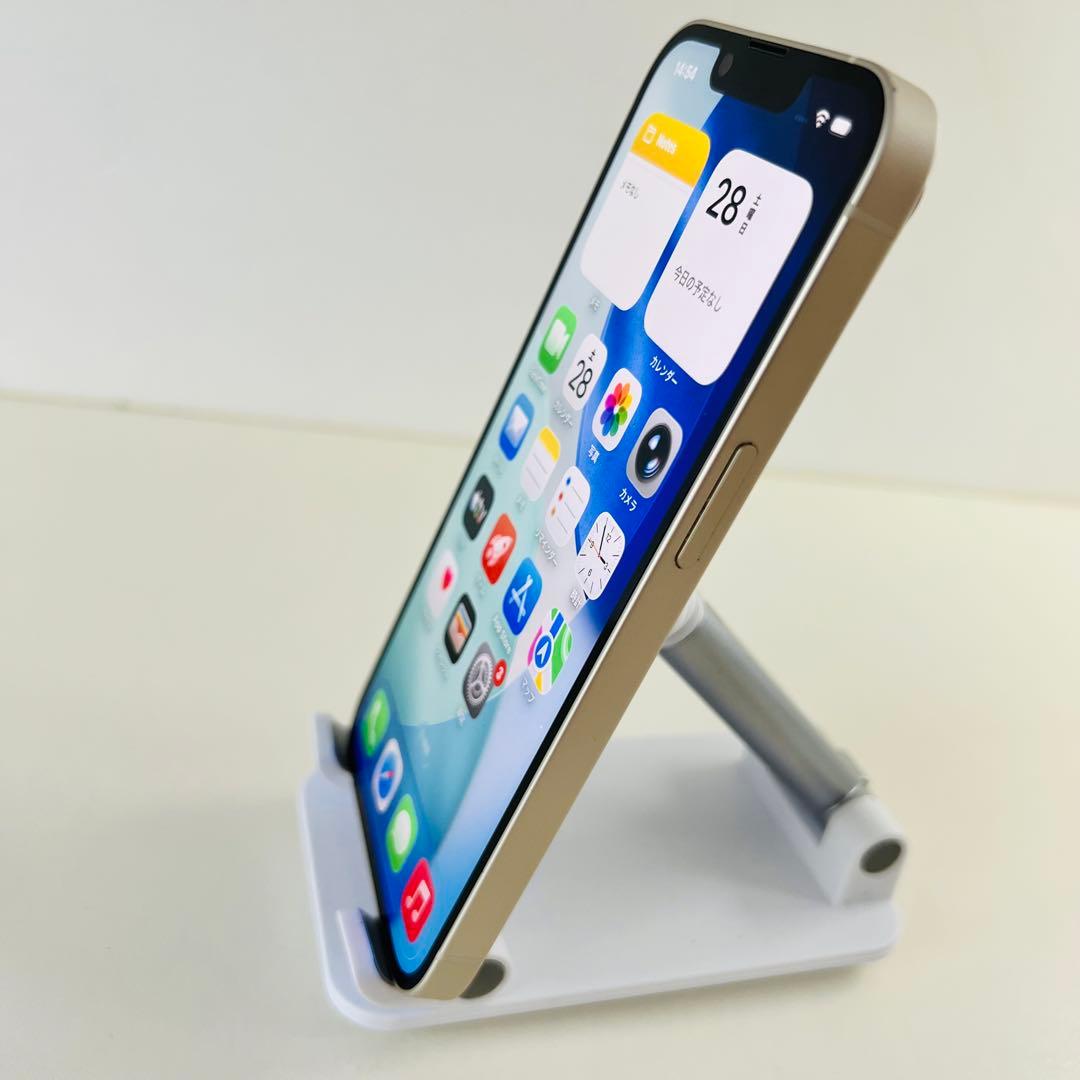 美品　 iPhone14 128GB　バッテリー100％　スターライト　ホワイト