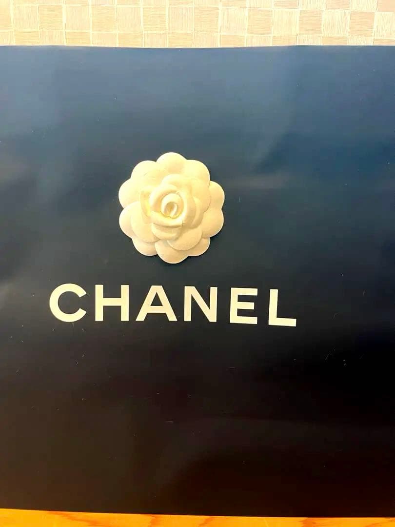 CHANEL シャネル 紙袋 手提げ 大 ブラック