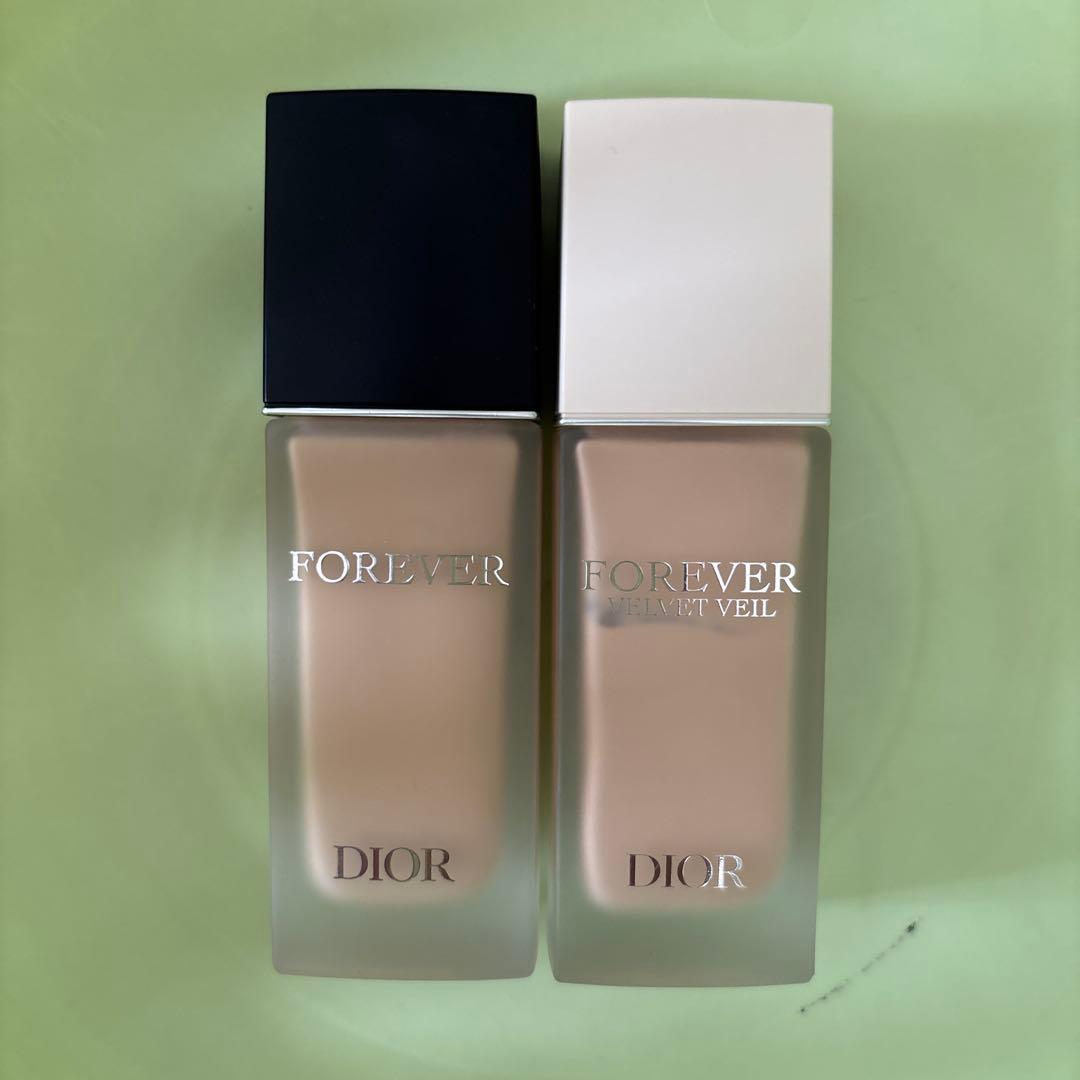 Dior スキンフォーエバーベルベットヴェール&フルイドマット1.5N