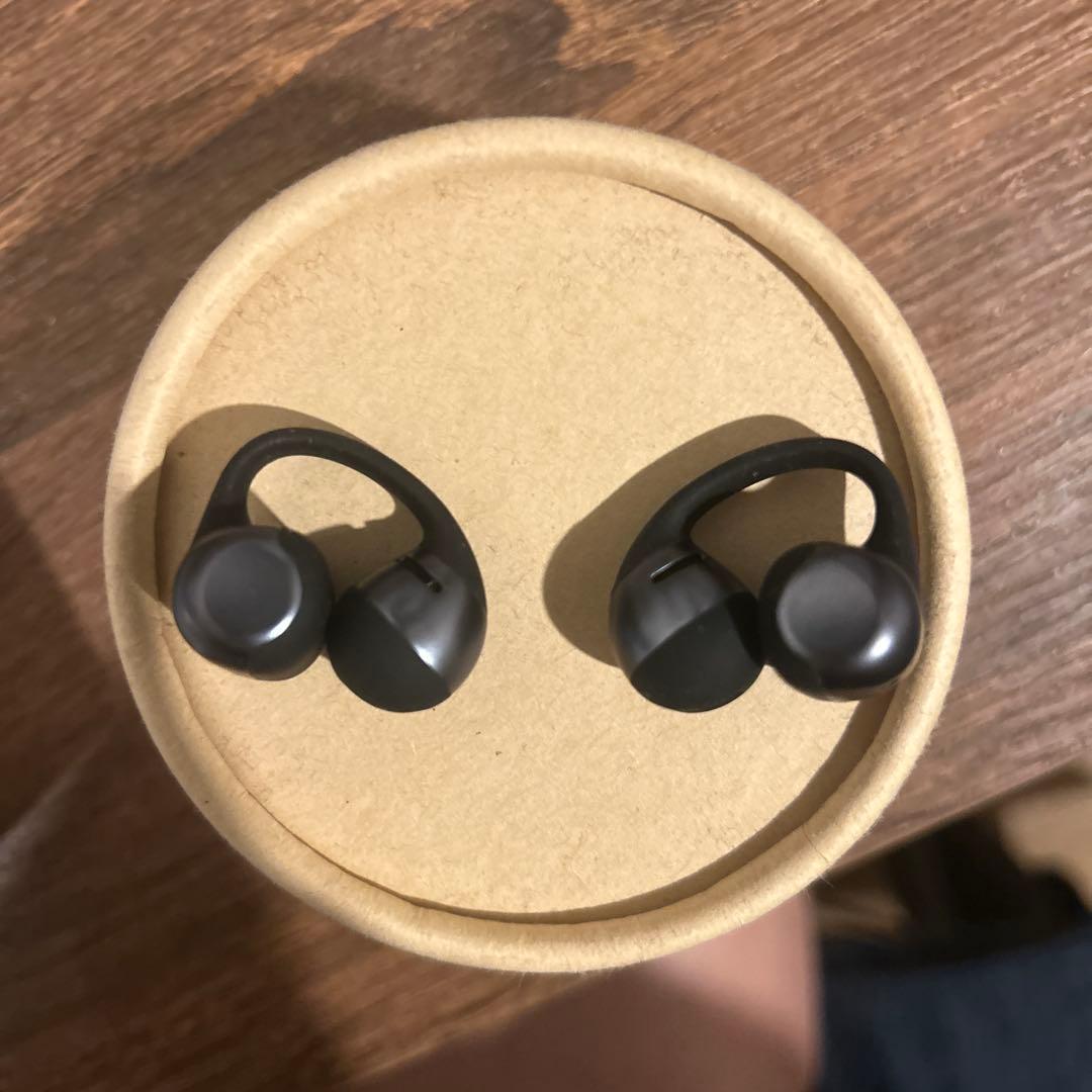SHOKZ ワイヤレスイヤホン ブラック 充電ケース付き