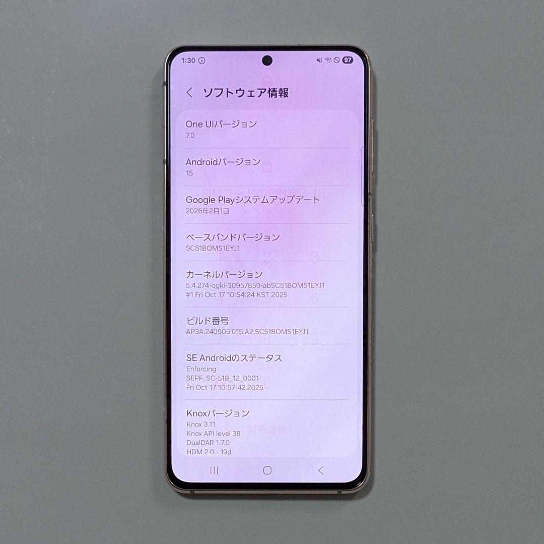 【訳あり動作品・液晶美品】Galaxy S21 5G SC-51B SIMフリー