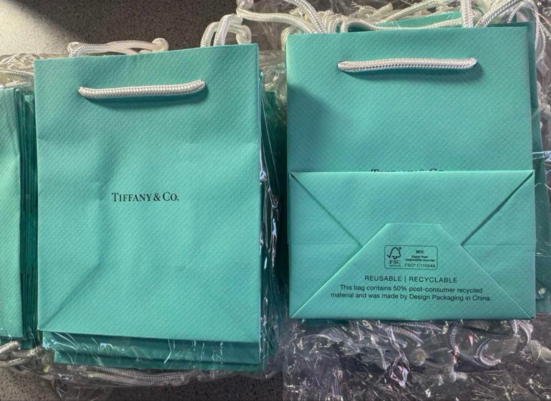 現行品Tiffanyティファニーミニショッパー紙袋100枚