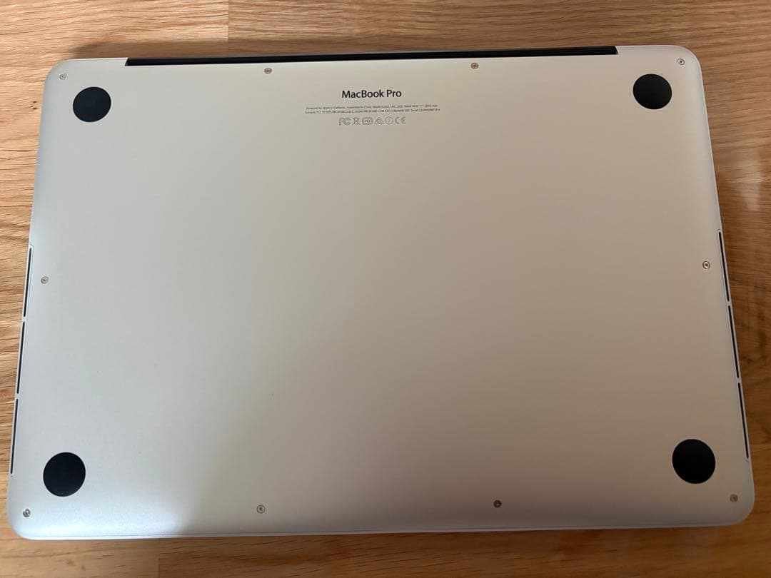 MacBook本体 MacBookPro Retina 13-inch Early 2015