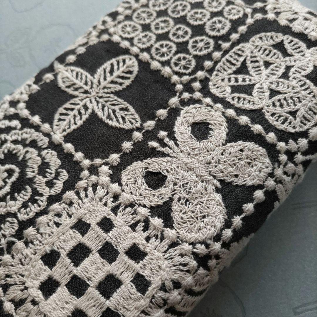 〈forest tile〉charcoal＊ポーチ＊ミナペルホネン＊ポケット付き