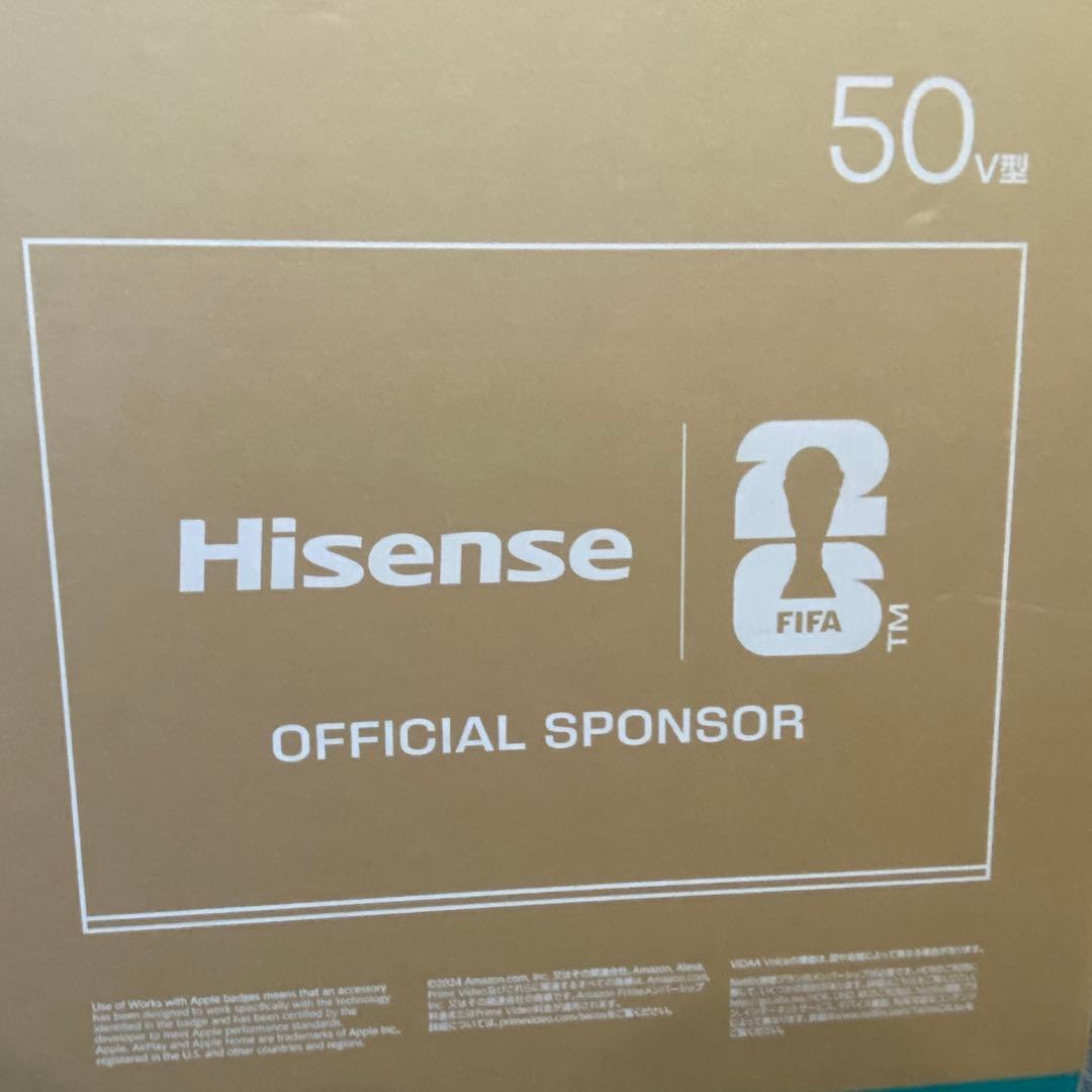 【新品未開封】Hisense 50C55R 50インチ 4Kテレビ