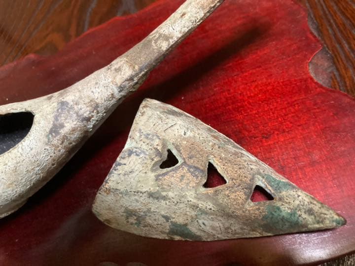 置物　鋳芸品　キジ　雉子　骨董品　アンティーク