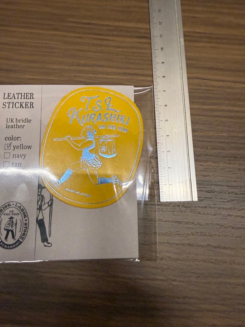 トラベラーズファクトリー　倉敷　leather sticker