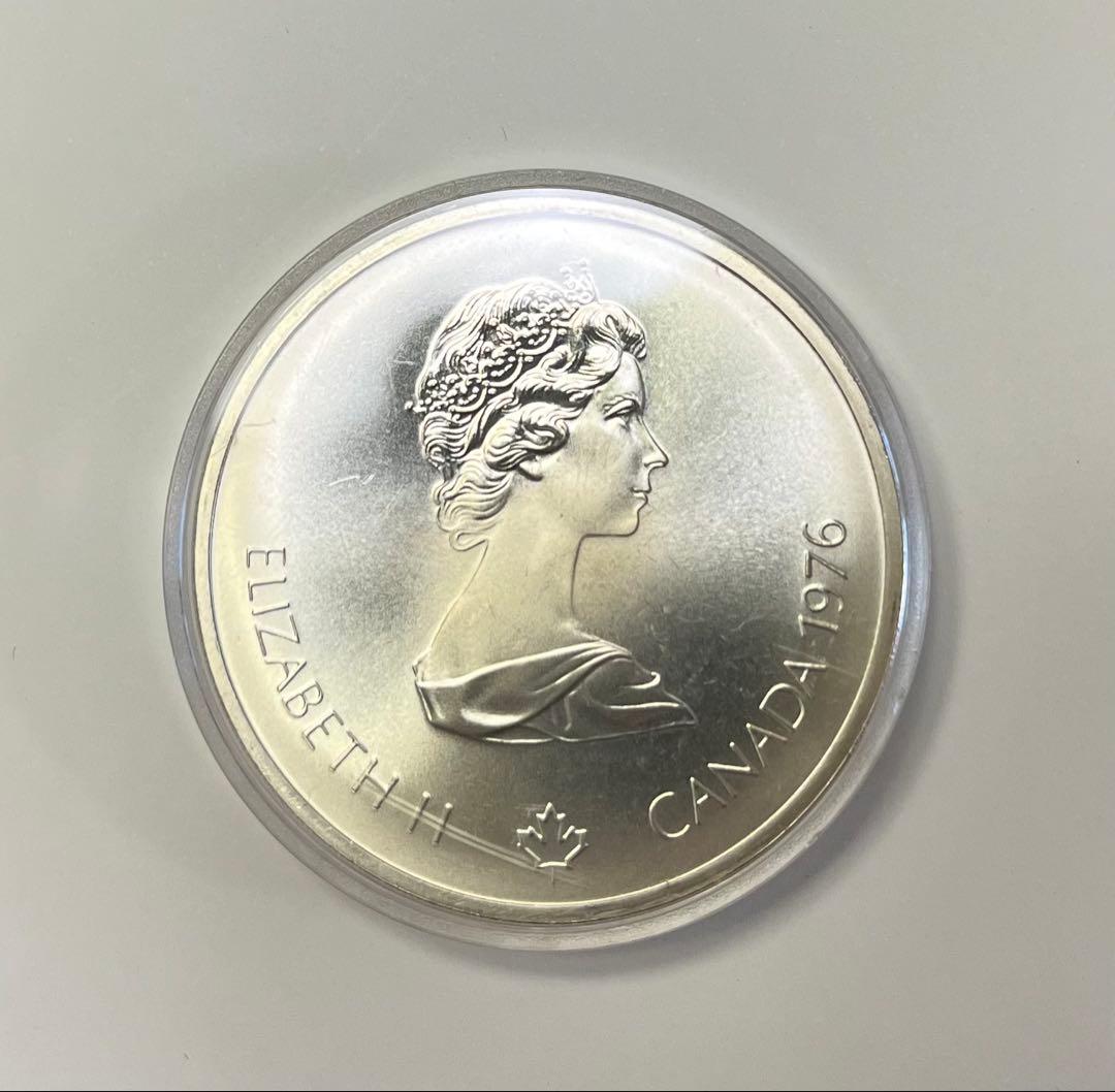 モントリオールオリンピック記念銀貨（大型）　カナダ10ドル