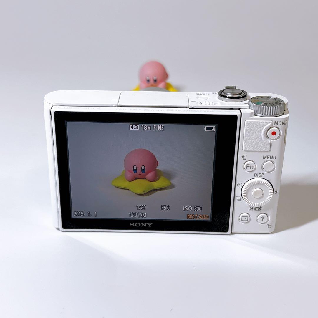【美品】SONY DSC-WX500 ホワイト デジカメ