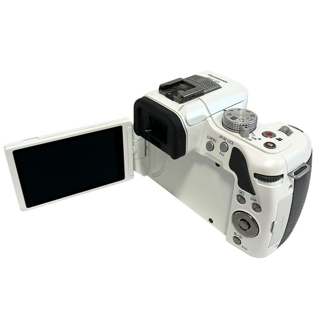 【美品】パナソニック DMC-G5W-W ダブルズームレンズキット