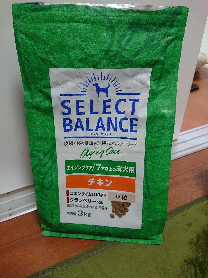 ベッツチョイス セレクトバランス シニア 高齢犬用 チキン 小粒 3kgpm