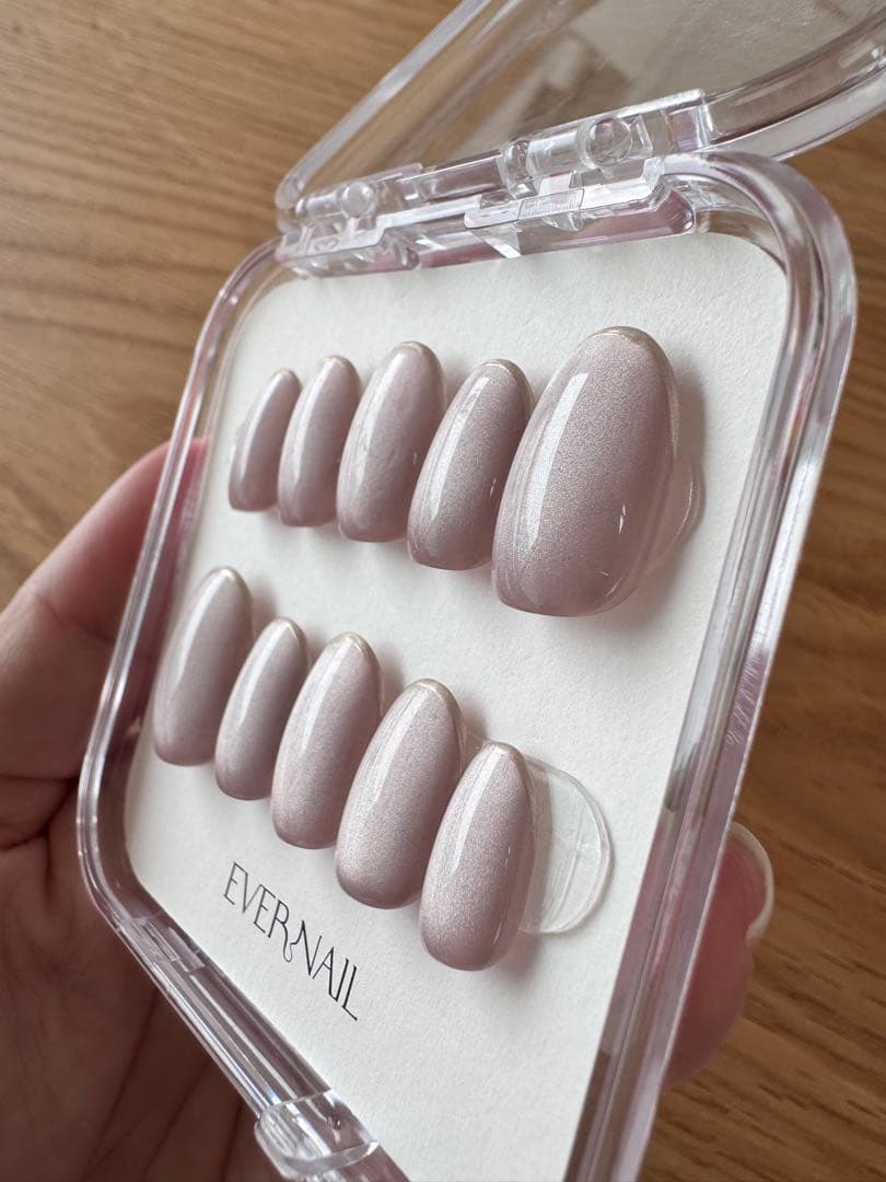 EVERNAIL エバーネイル ネイルチップpeach tea