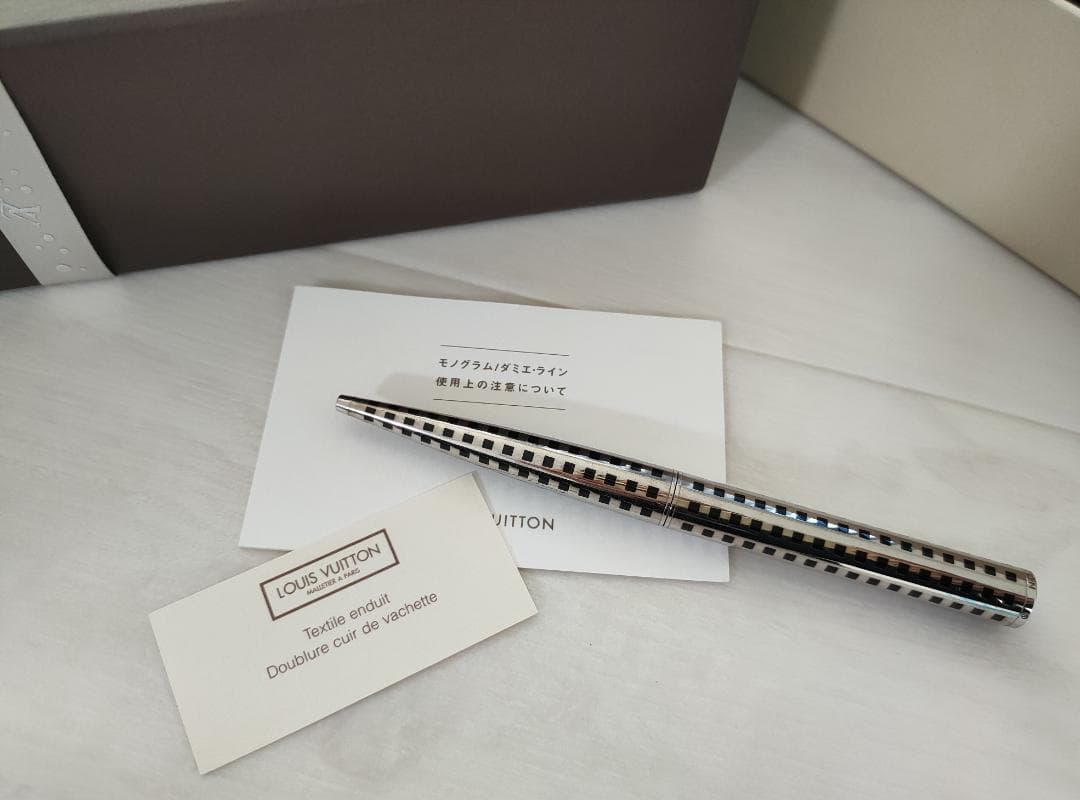 極美品　ルイヴィトン　ジェットラック　ダミエ　ツイストボールペン　N79173