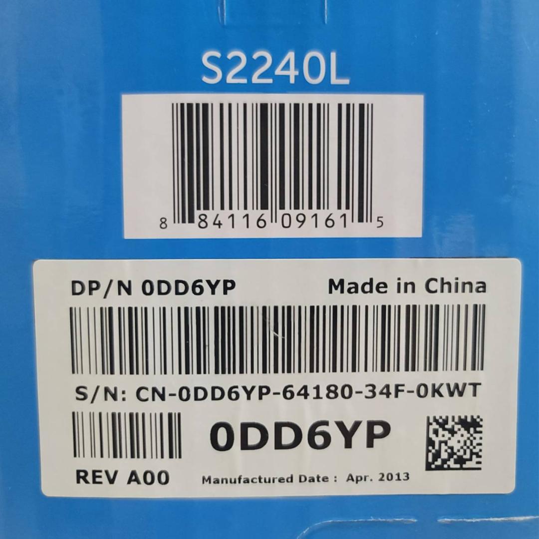 【新品】Dell 21.5インチ 液晶ディスプレイ 0DD6YP
