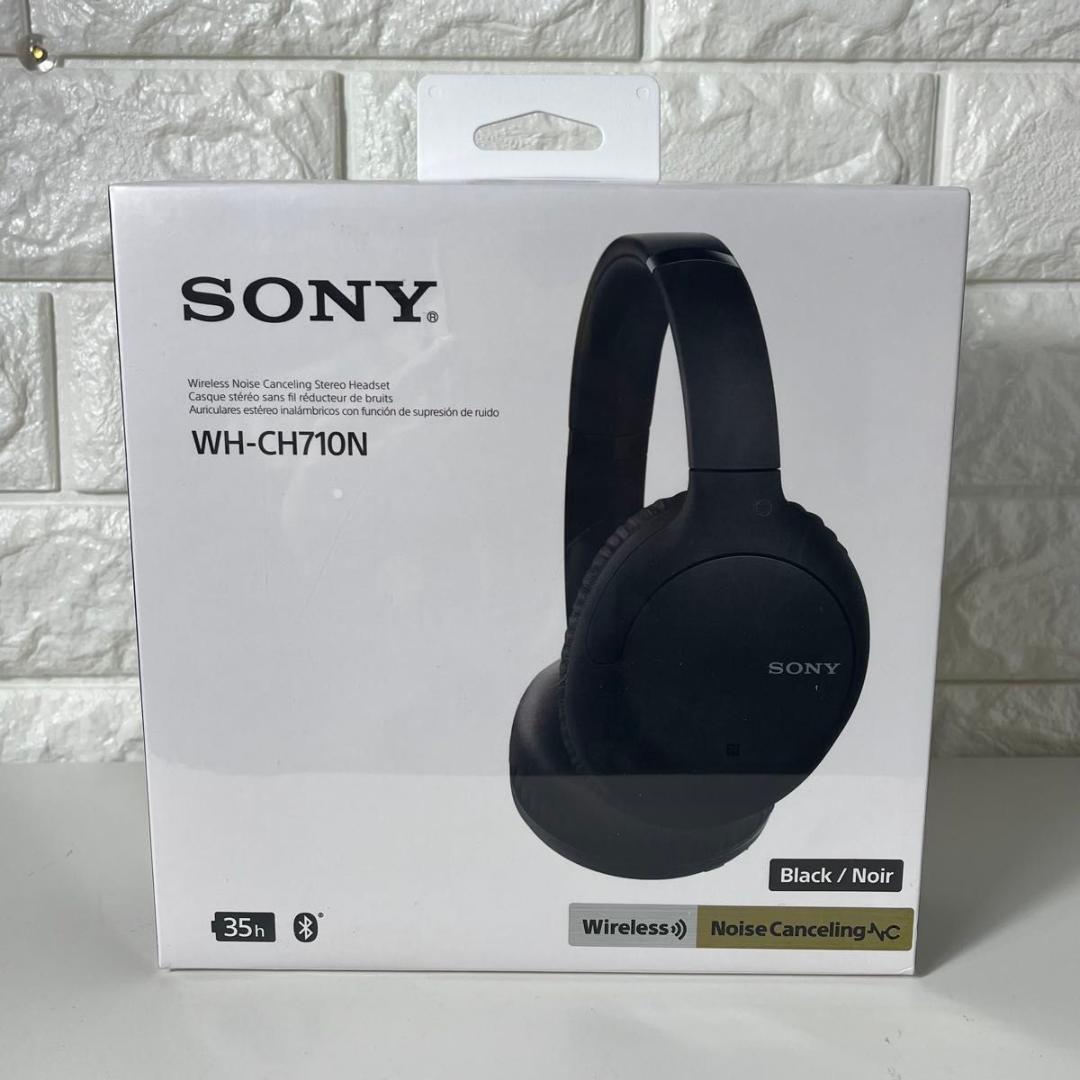 新品未開封 SONY ソニー WH-CH710N ブラック ワイヤレスヘッドホン