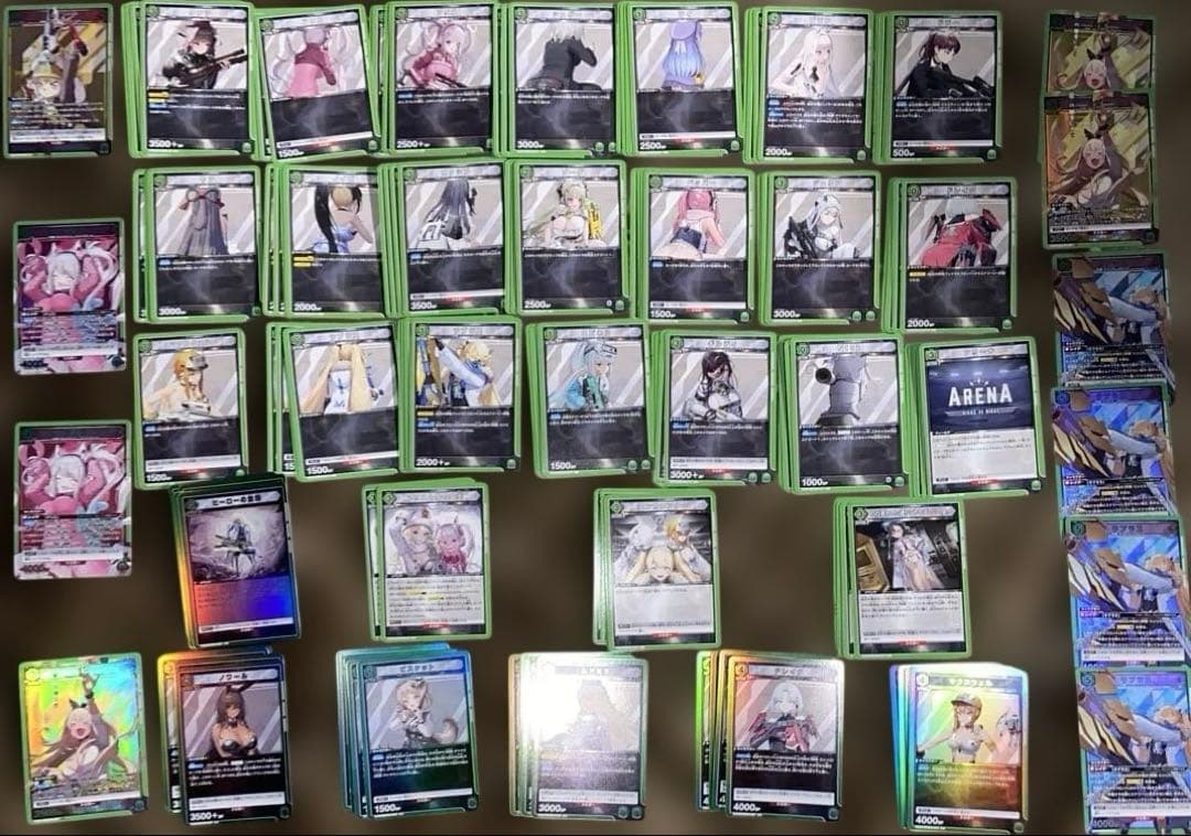 ウ*ギ様 ユニオンアリーナ nikke ニケ 緑デッキ SRあり R以下 ４コン