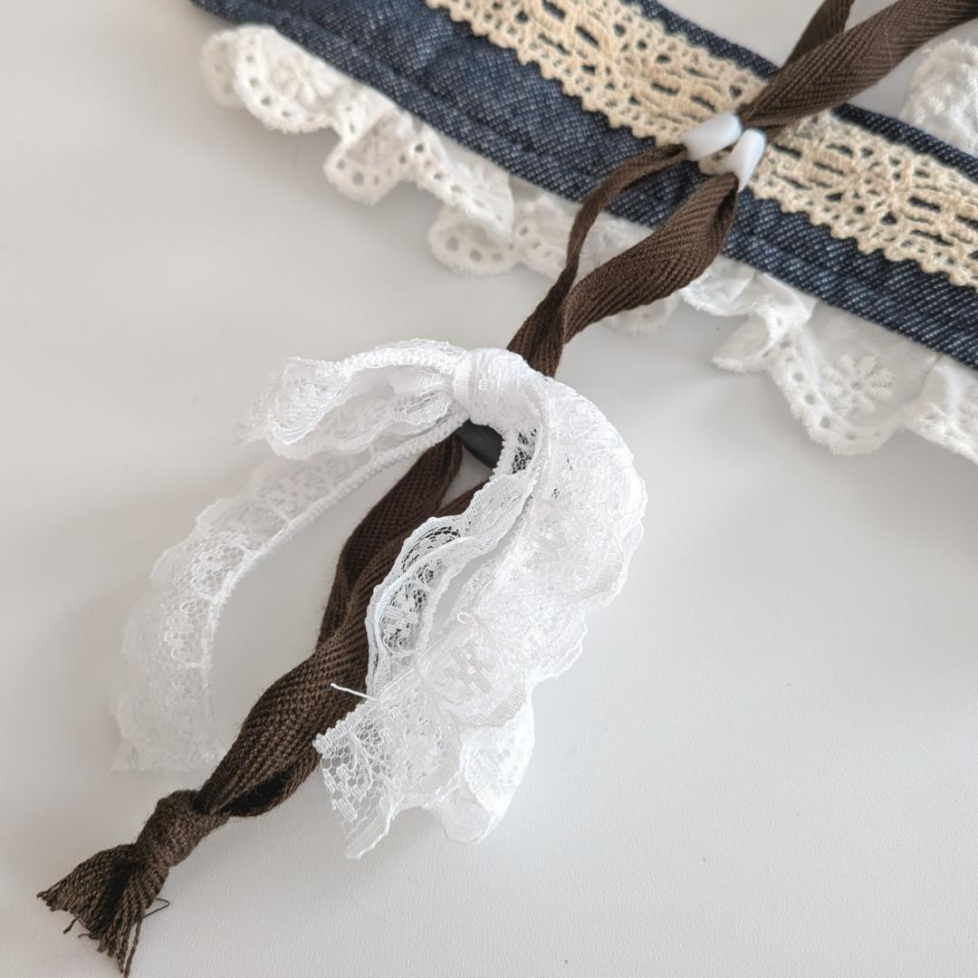 犬用 ヘッドドレス 犬 ボンネット 帽子 ハンドメイド サンバイザー 脱げにくい