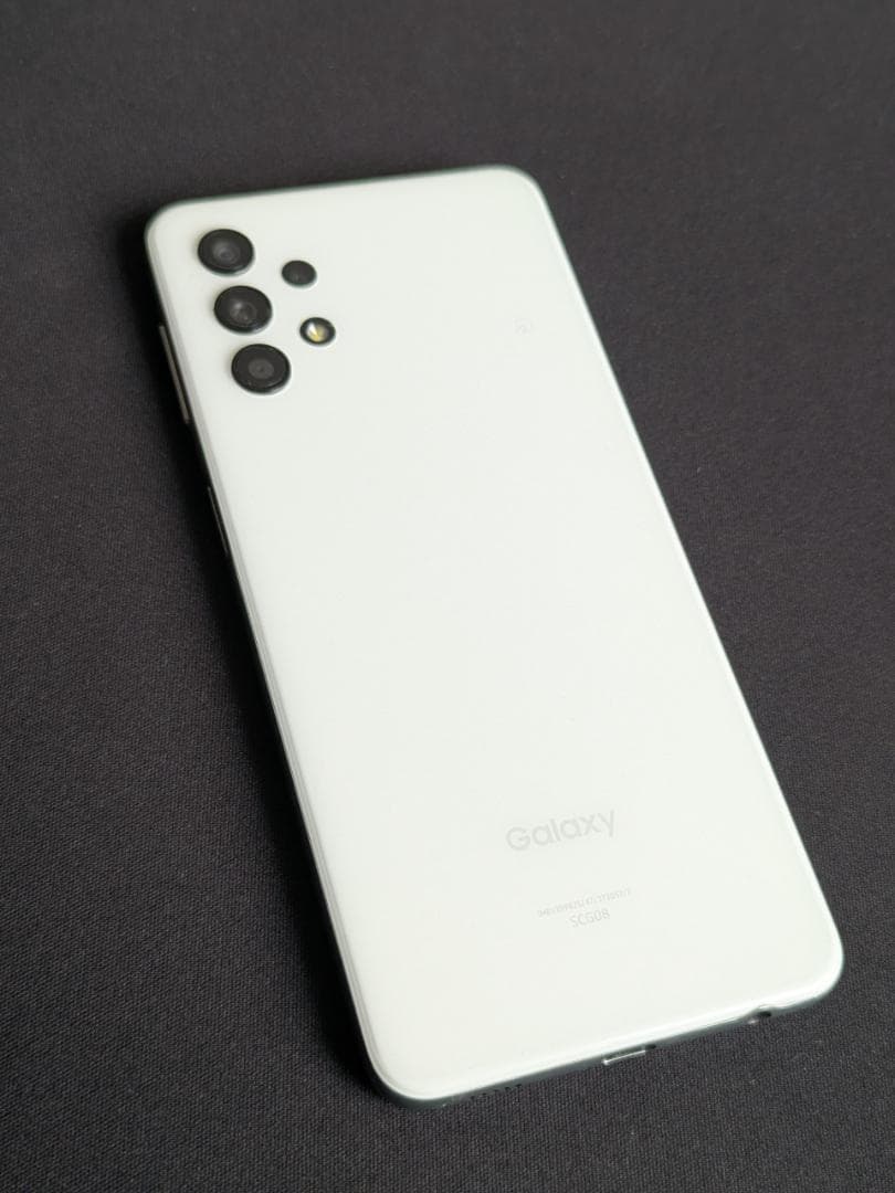 【美品】Galaxy A32 5G SCG08 SIMフリー 電池80%以上