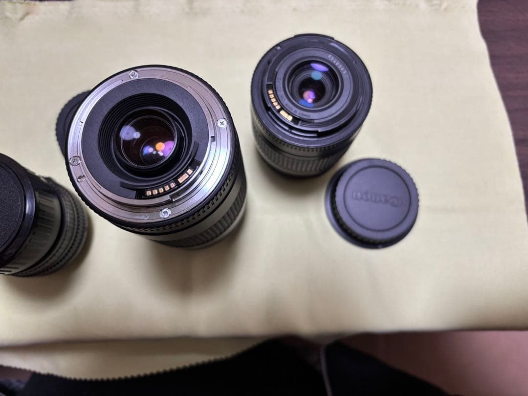 Canon EOS Kiss 一眼レフカメラ レンズ2本セット ジャンク
