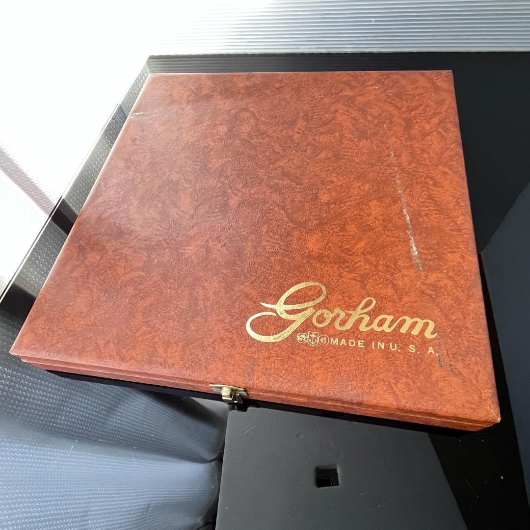 【Gorham】カフェトレー / ドリンクトレー 31cm【シルバープレート】