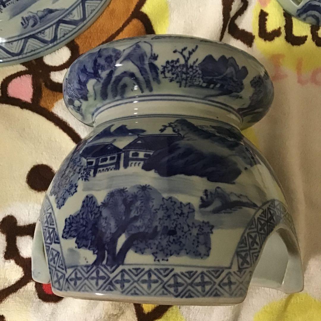 有田焼　灯篭　陶器　置物