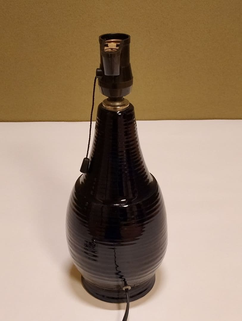 電気スタンド/日立製作所 陶器 高さ 33.5cm
