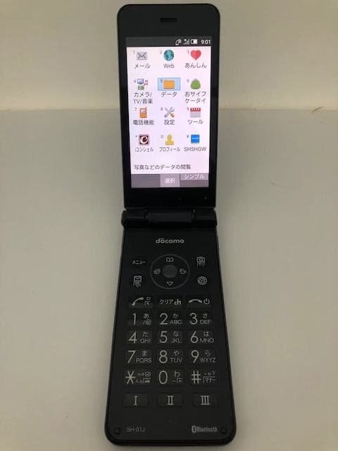 『ランクAー5650』ドコモ AQUOS ケータイ SH-01J ロック解除済み