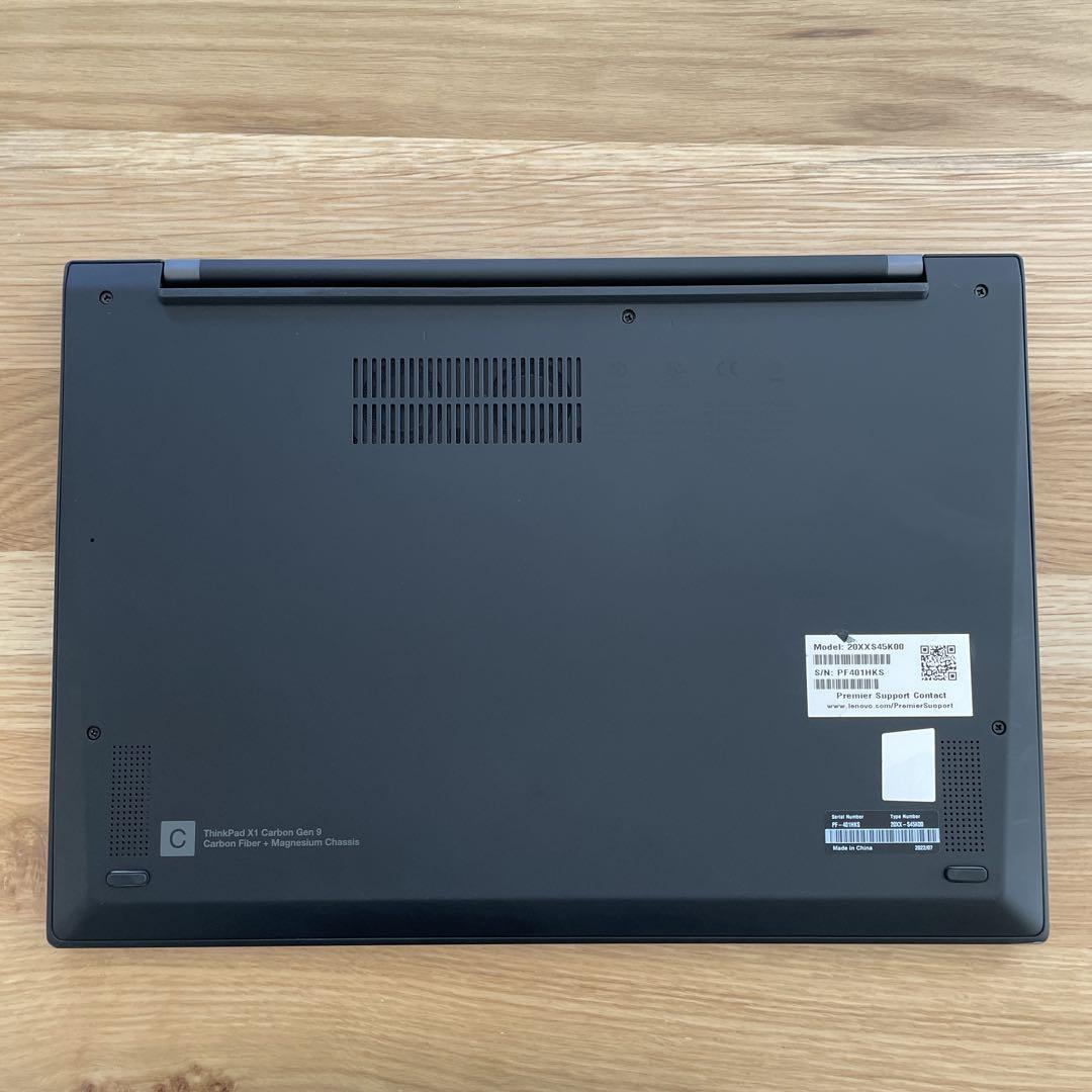【準美品】Lenovo X1 Carbon Gen9 i5 8GB SSD256