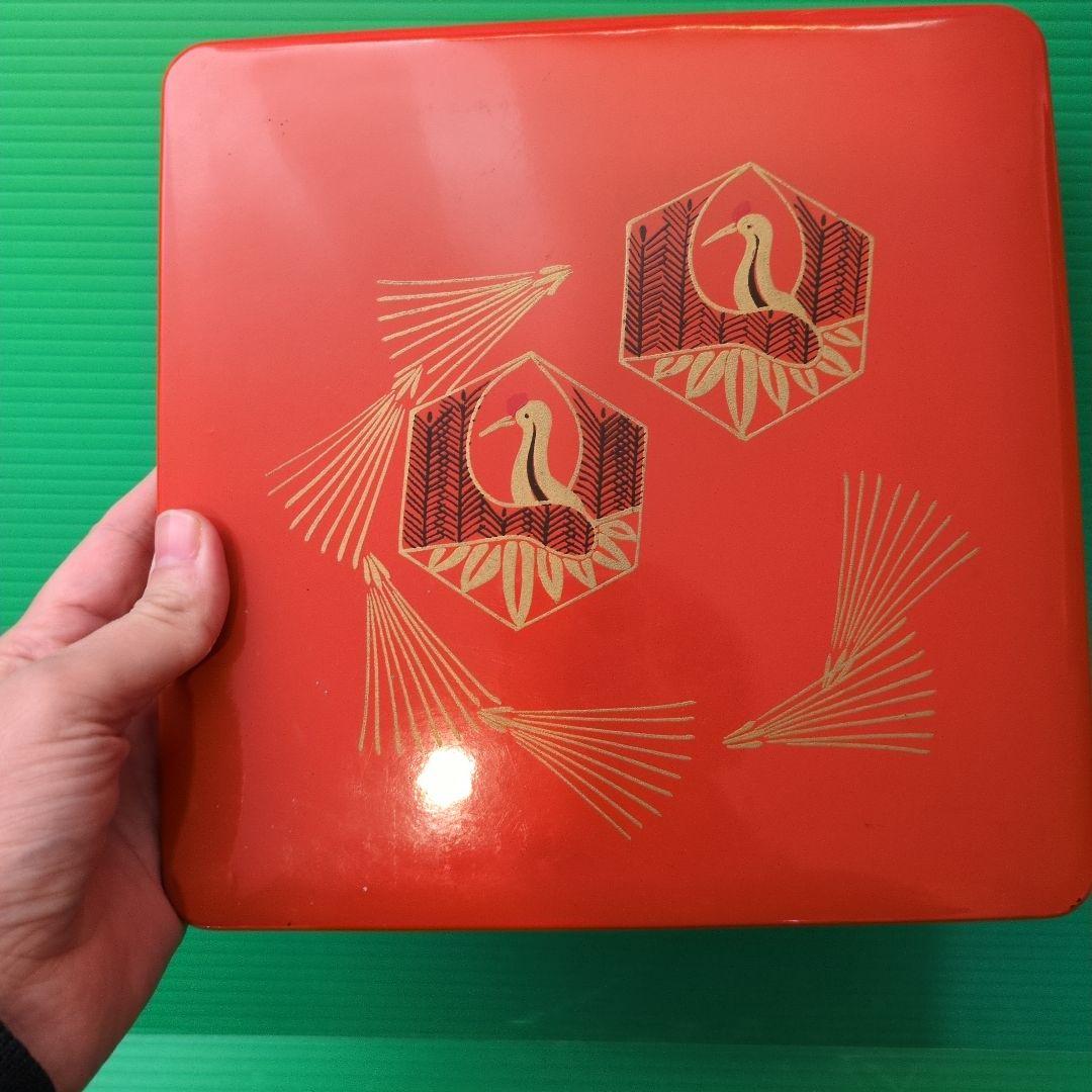 御重箱　二段　漆器　Vintage　アンティーク