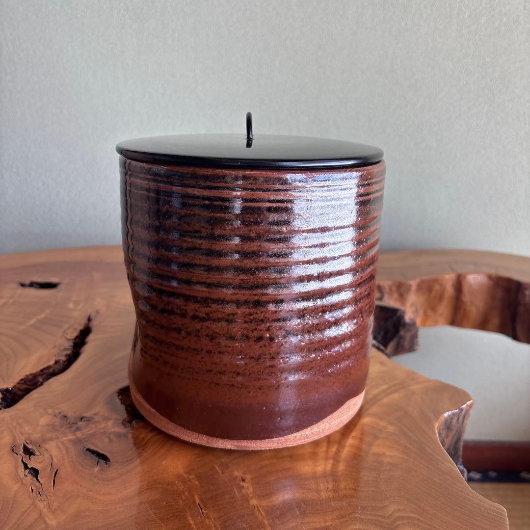 古瀬戸 水指 作家物 茶道具 共箱