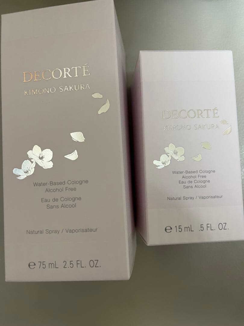 コスメデコルテ キモノサクラ ウォーターコロン 75mL 15ml セット
