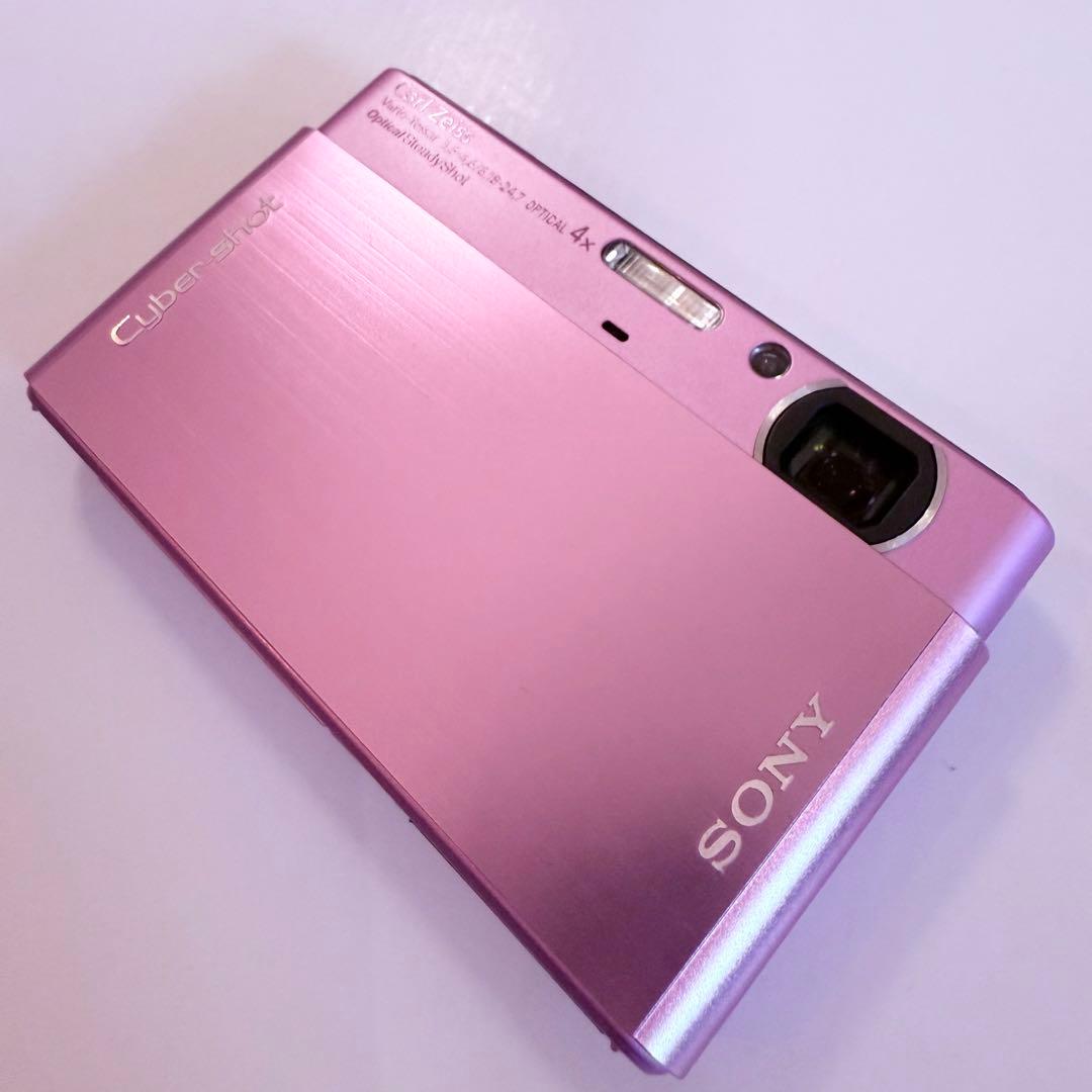 SONY Cyber-shot DSC-T77 コンパクトデジカメ　ピンク