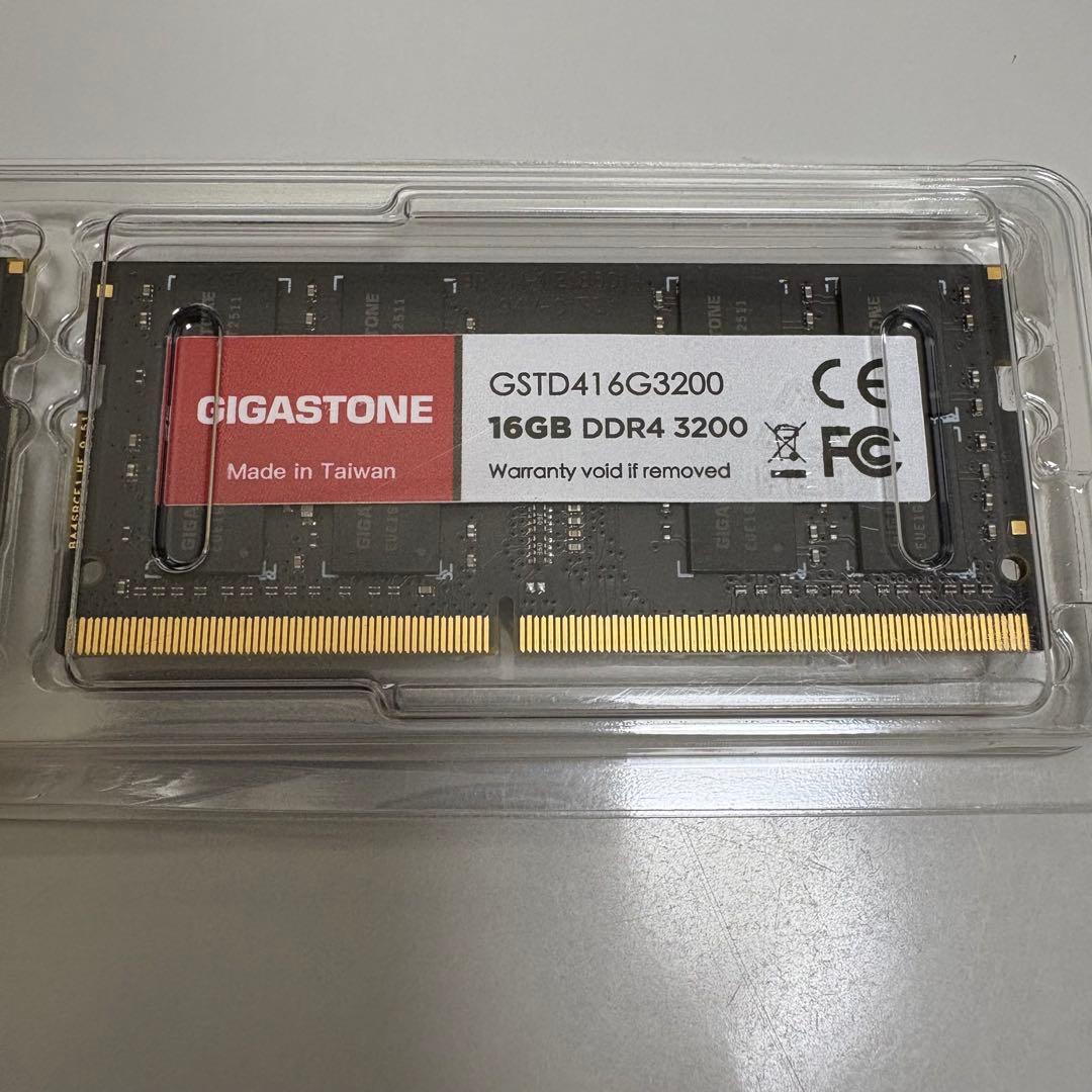 【新品】GIGASTONE 16GB2枚 DDR4 3200MHz メモリー
