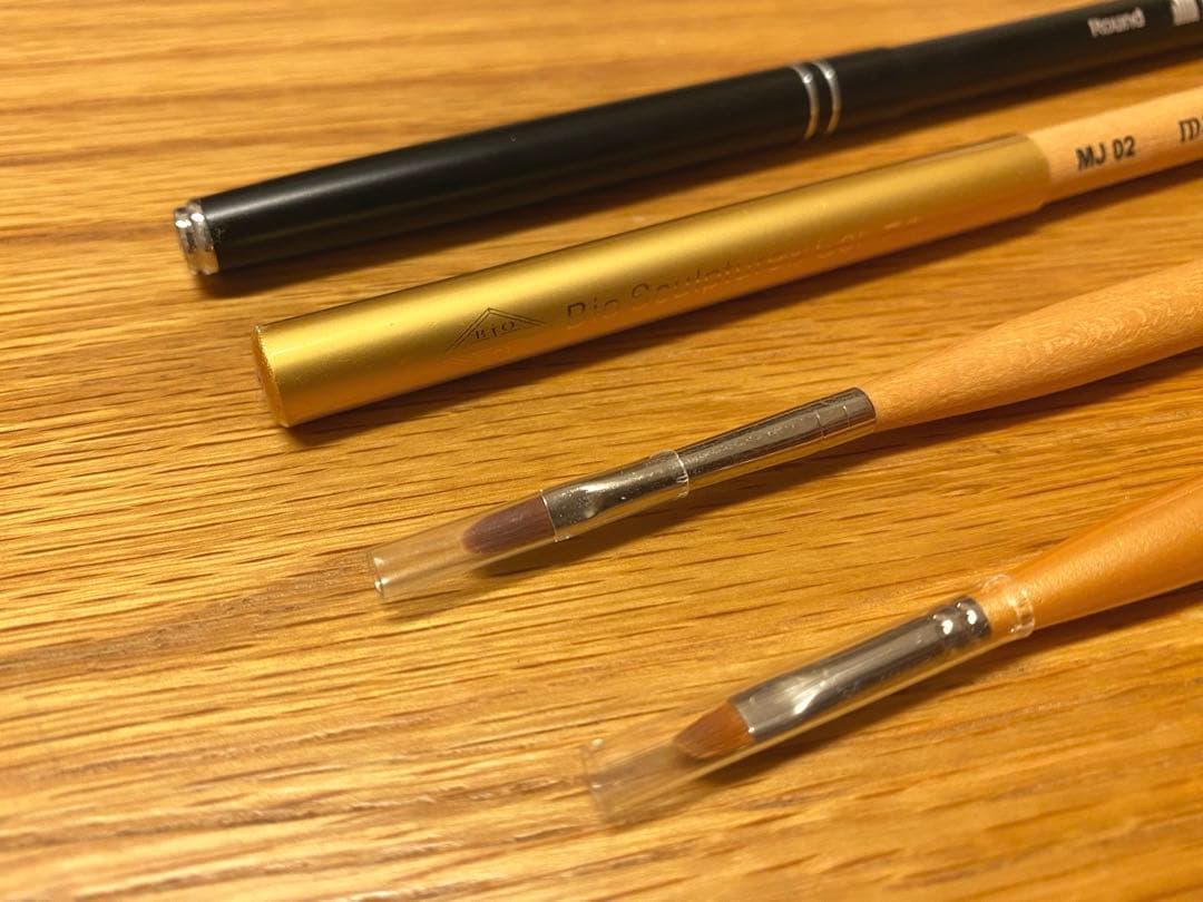 ジェルネイルブラシ アートブラシ4本セット
