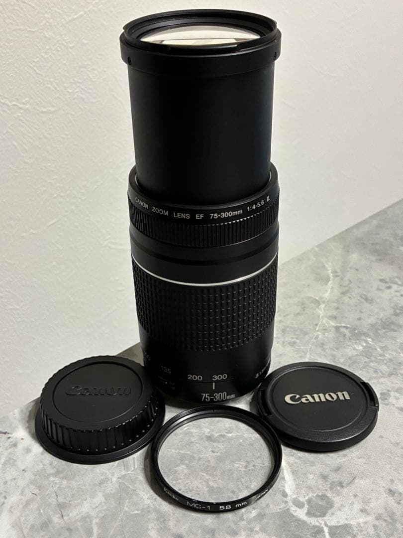 ⭐️美品⭐️ Canon EF 75-300mm F/4-5.6 III 望遠レンズ