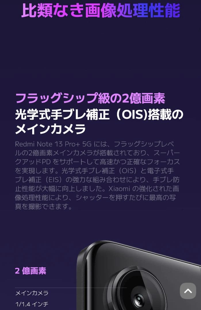 【最終値下げ　新品未開封】Redmi Note 13 Pro+ 5G ホワイト