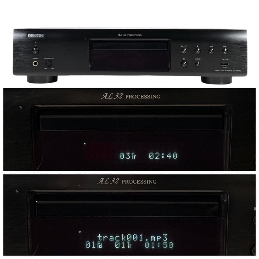 優良動作品 Denon CDプレーヤー エントリークラス DCD-755RE