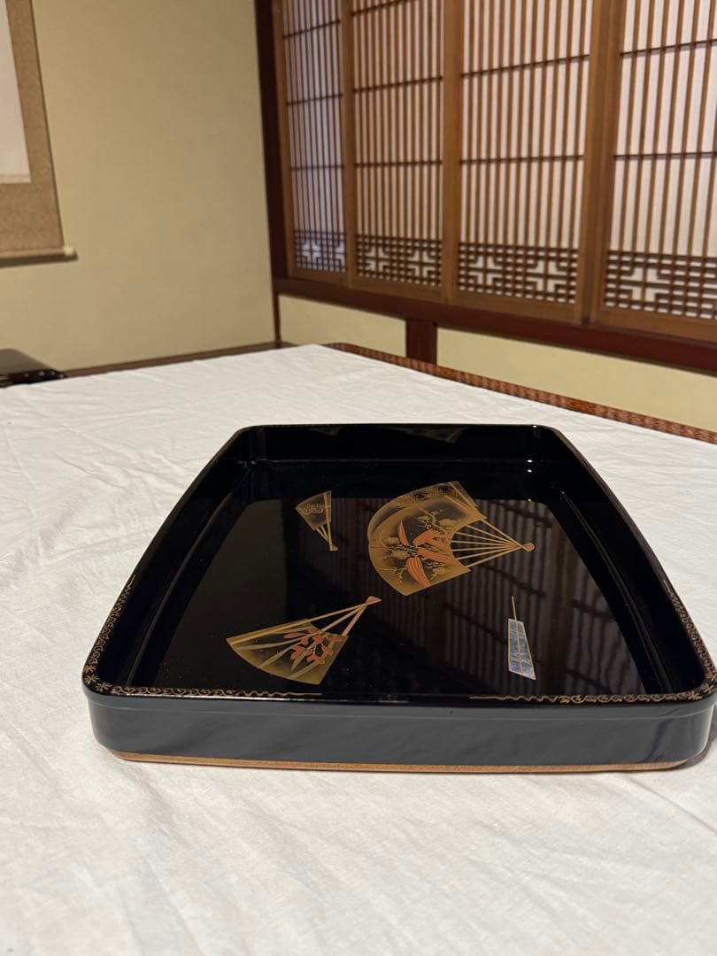 輪島塗　漆器　広蓋　盆