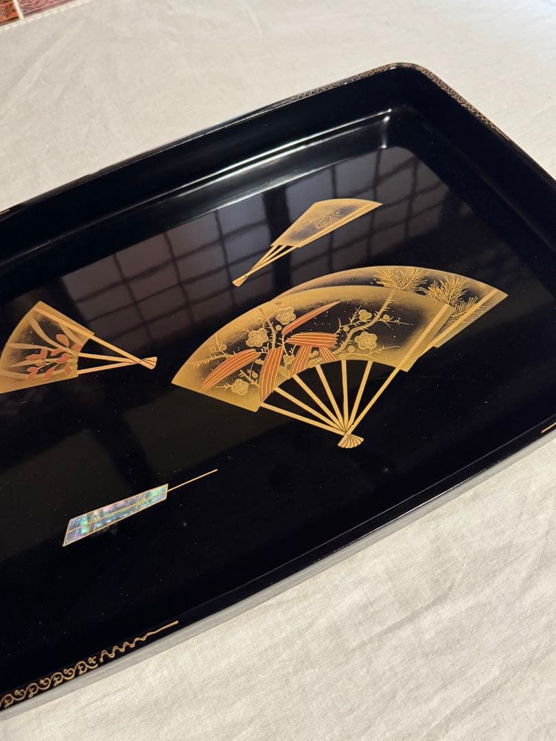 輪島塗　漆器　広蓋　盆