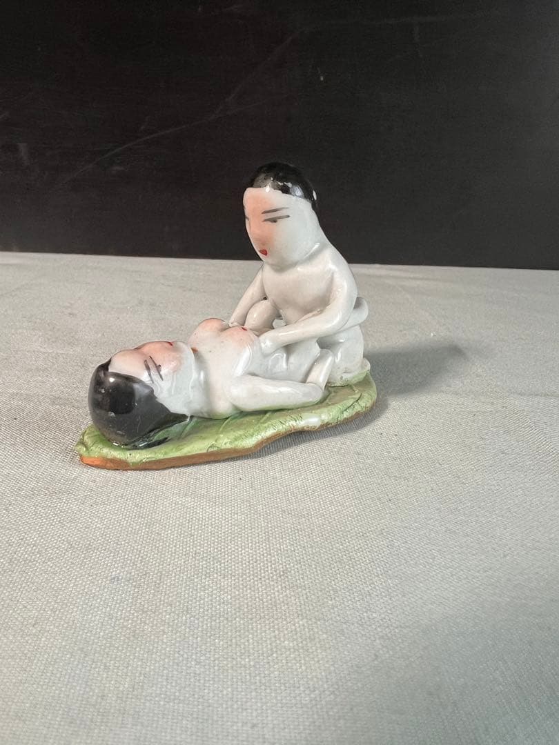 春画 陶器 置物 春画人形 春画人物彫刻