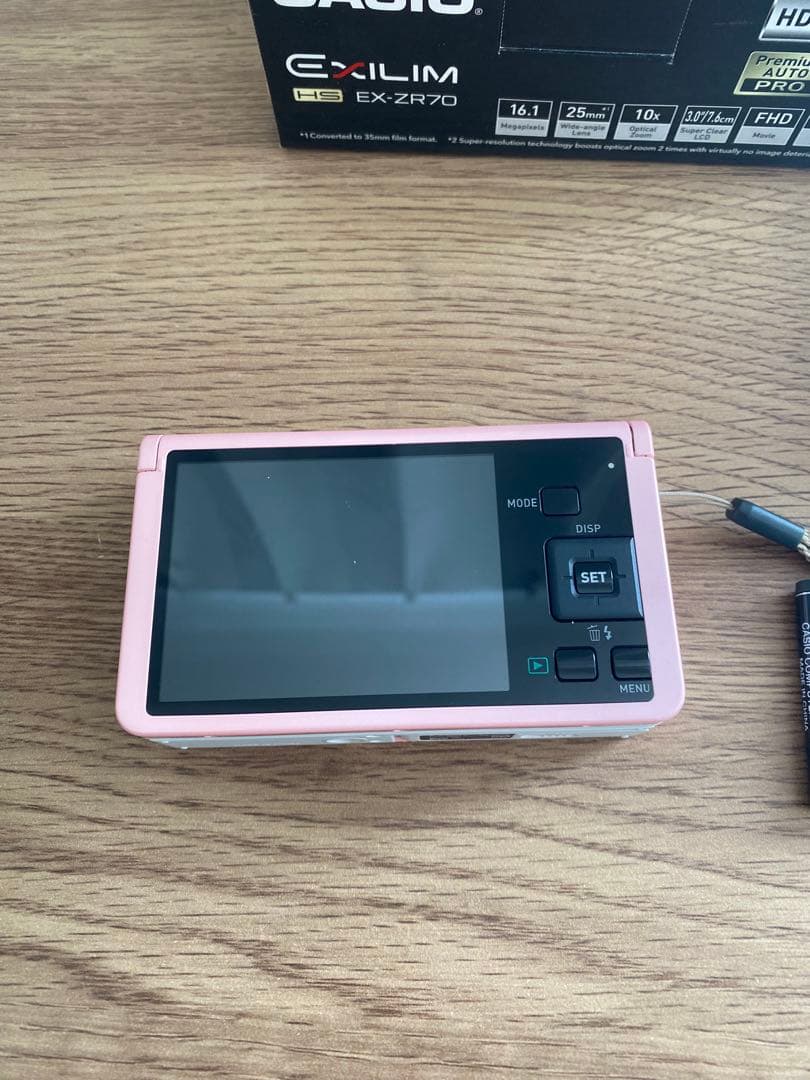 CASIO EXLIM EX-ZR70 ピンク