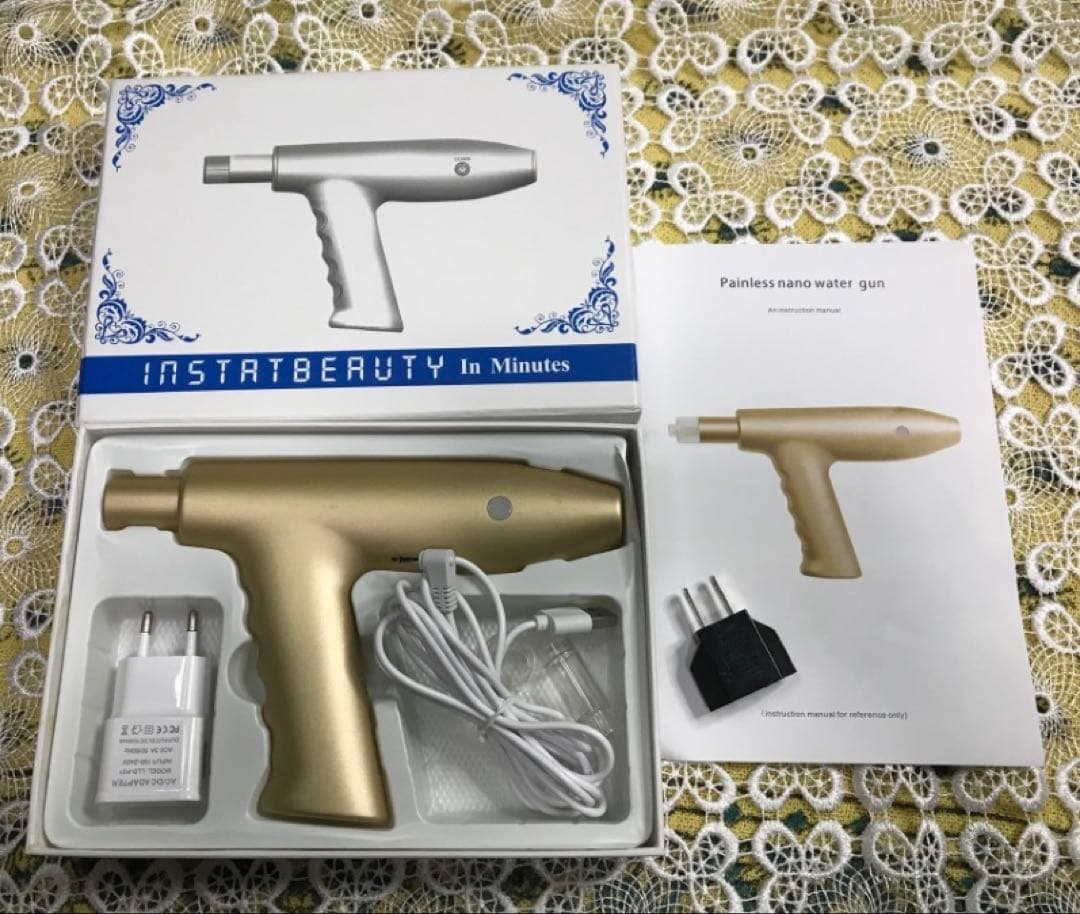 新品　INSTATBEAUTY ナノウォーターガン ゴールド